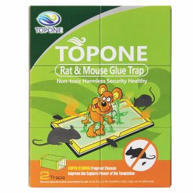 Topone Pest Control Mice&Rat Powerful Glue Peanut Scent Mouse Glue Trap 22cm x 17cm