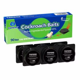 Topone Cockroach Baits Gel Household Safety Cockroach Extermination 1.5g,6pcs