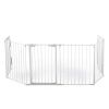 Metal Baby Playpen Fireplace Safety Fence;  Extra Wide Barrier Gate for Indoor Baby/Pet /Christmas Tree XH